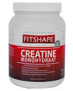 Fitshape Creatine Monohydraat 500 gr