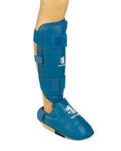 Shin/instep protector Karate - Blue