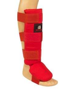 Shin/instep protector Thai - Red