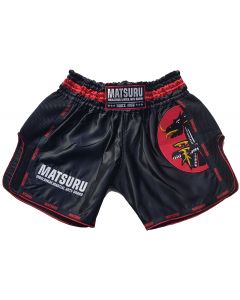 Kickboxing Short Matsuru Black / Red
