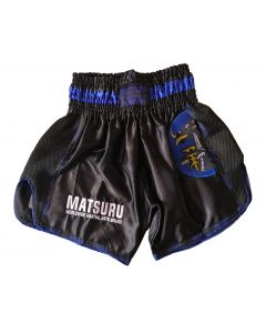 Kickboxing Short Matsuru Black / Blue