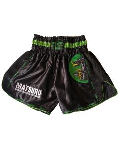 Kickboxing Short Matsuru Black / Green