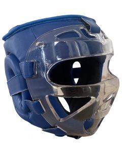 Headguard mask PU blue