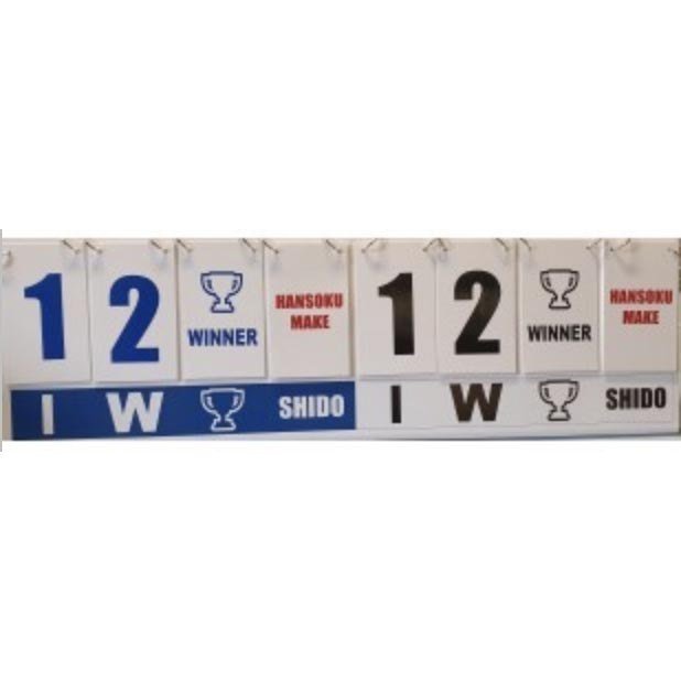 Judo Score Bord Bl/Wt