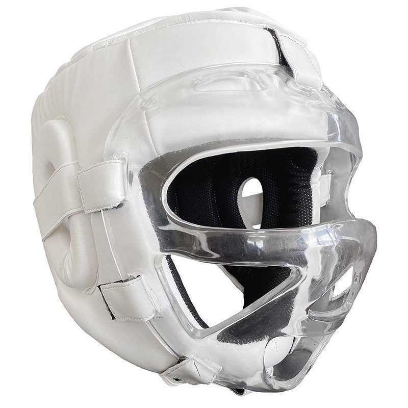Hoofdbesc Masker Pu Wit