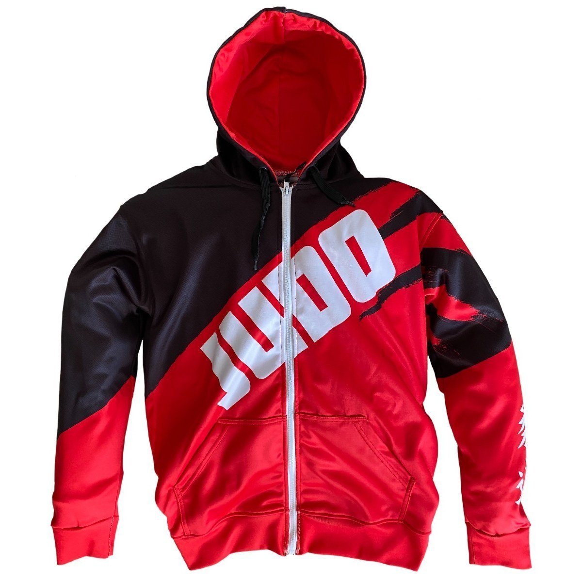 Jacket Judo Subli Zwart/Rood