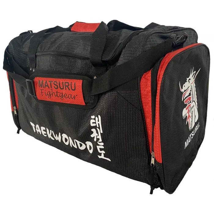 Sporttas Hong Ming Taekwondo Zwart/Rood
