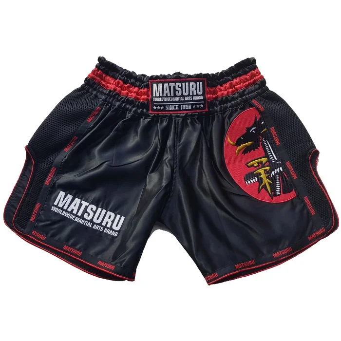Kickbox Short Zwart/Red 3XL
