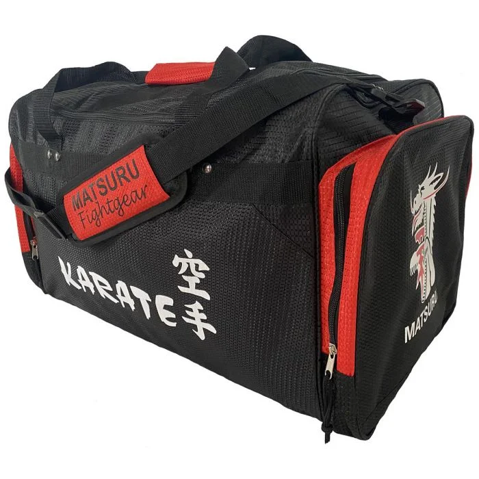 Sporttas Hong Ming Karate Zwart/Rood